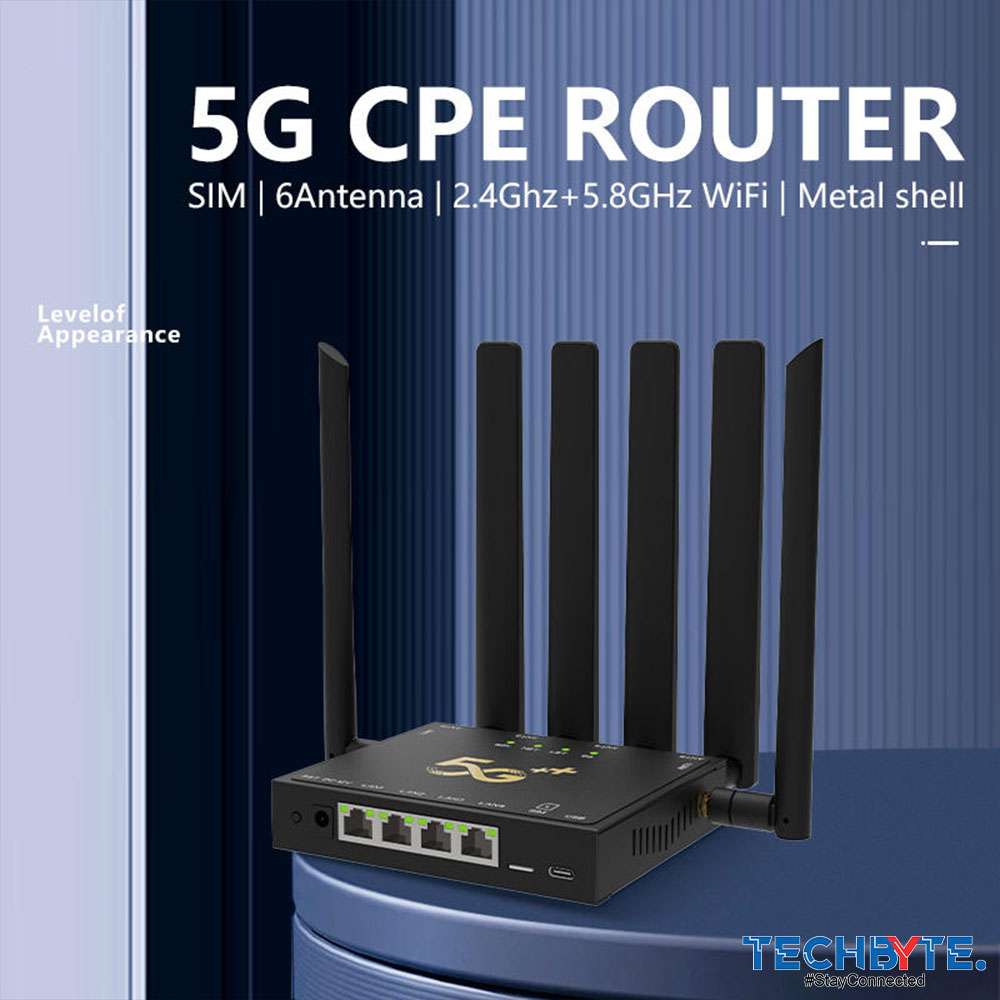 TECHBYTE NR800 5G CPE WiFi Router Openline